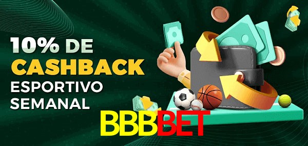 10% de bônus de cashback na BBBBET