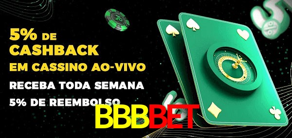 Promoções do cassino ao Vivo BBBBET